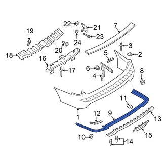 Ford OE - Front Lower Bumper Cover