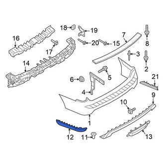 Ford OE - Front Right Bumper Corner Cover
