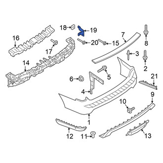 Ford OE - Rear Left Bumper Cover Stay