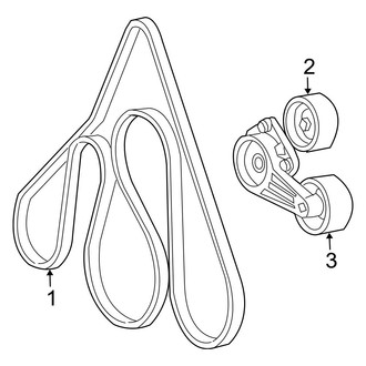 Ford OE - Cooling - Belts & Pulleys (Eddie Bauer / XLT 4.6L)