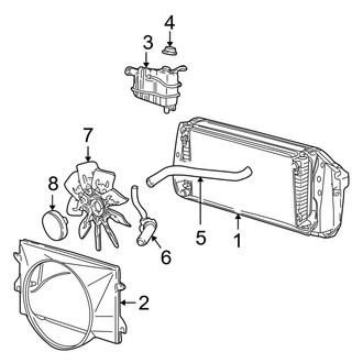 Ford OE - Cooling - Radiator & Components (5.4L)