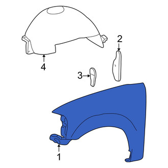 Ford OE - Front Left Fender