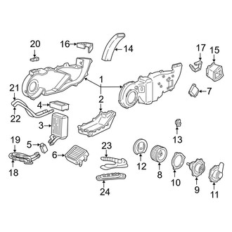 Ford OE - Air Conditioner & Heater - Auxiliary A/C & Heater Unit