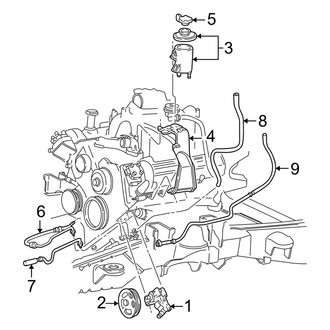 Ford OE - Steering Gear & Linkage - Pump & Hoses