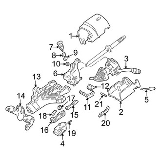 Ford OE - Steering Column - Shroud, Switches & Levers