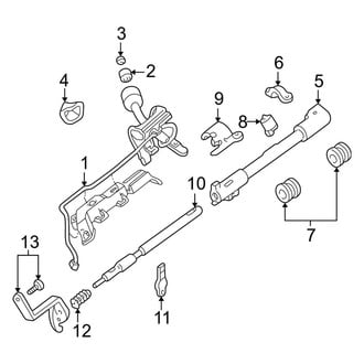 Ford OE - Steering Column - Housing & Components (Transmission Shift Tube)