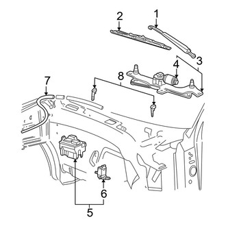 Ford OE - Windshield - Wiper & Washer Components