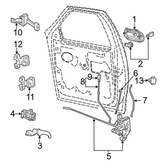 Ford OE - Front Door - Lock & Hardware