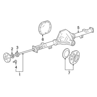 Ford OE - Rear Suspension - Axle Housing