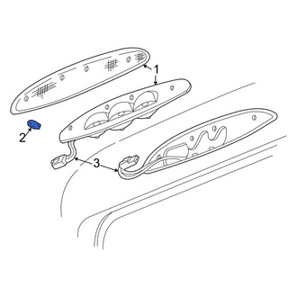 Ford OE - Center High Mount Stop Light Bulb