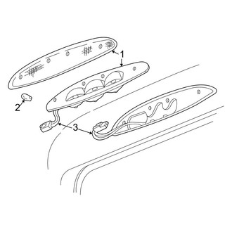 Ford OE - Rear Lamps - High Mounted Stop Lamp