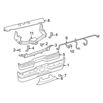 Ford OE - Rear Bumper - Bumper & Components