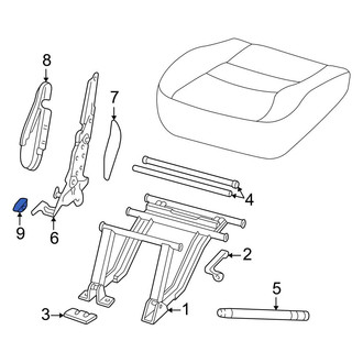 Ford OE - Rear Left Seat Back Recliner Adjustment Handle