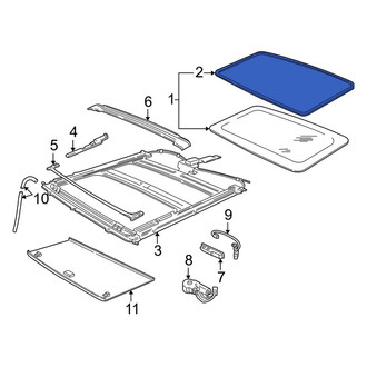 Ford OE - Sunroof Glass Seal
