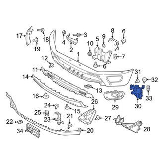 Ford OE - Left Fog Light Bracket