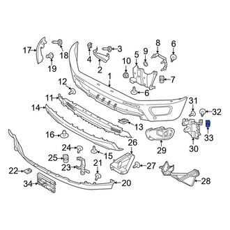 Ford OE - Fog Light Nut