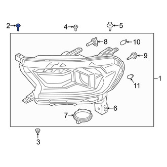 Ford OE - Headlight Mounting Screw