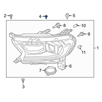 Ford OE - Headlight Mounting Bolt