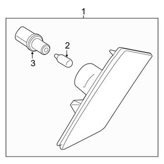 Ford OE - Front Lamps - Side Marker Lamps
