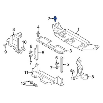 Ford OE - Radiator Support Air Duct Clip