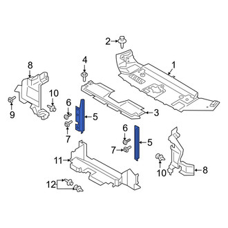 Ford OE - Front Left Inner Radiator Support Baffle