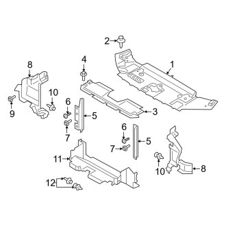 2022 Ford Ranger Radiator Support Covers | TRUCKiD