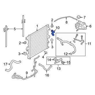 Ford OE - Upper Radiator Coolant Hose