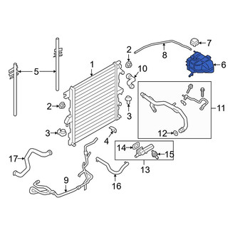 Ford OE - Engine Coolant Reservoir