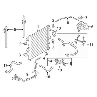 Ford OE - Cooling - Radiator & Components