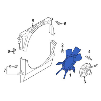 Ford OE - Engine Cooling Fan Clutch Blade