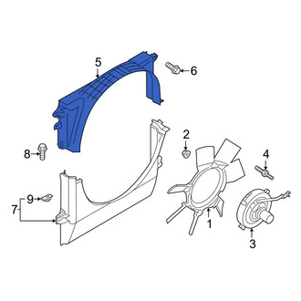 Ford OE - Upper Engine Cooling Fan Shroud
