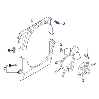 Ford OE - Upper Headlight Mounting Bolt