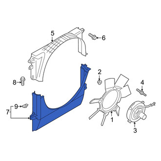 Ford OE - Lower Engine Cooling Fan Shroud