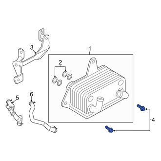 Ford OE - Automatic Transmission Oil Cooler Bolt