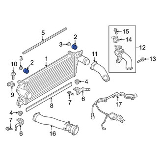 Ford OE - Upper Intercooler Insulator