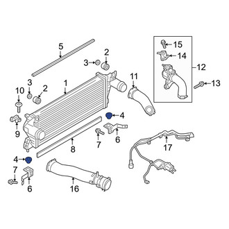Ford OE - Lower Intercooler Insulator