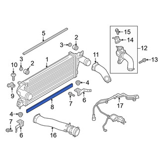 Ford OE - Lower Intercooler Seal