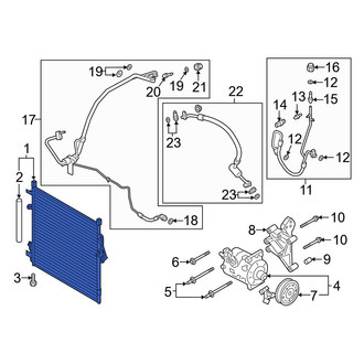 Ford OE - A/C Condenser