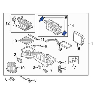 Ford OE - HVAC Blend Door Actuator
