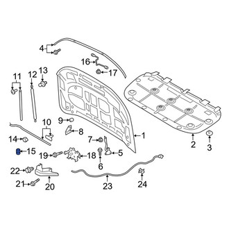 Ford OE - Front Hood Stop Buffer