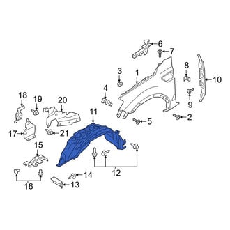 Ford OE - Front Left Fender Splash Shield