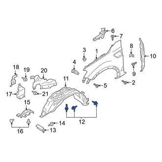 Ford OE - Quarter Panel Splash Shield Clip