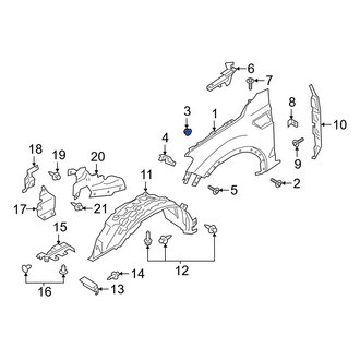 Ford OE - Fender Nut