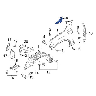 Ford OE - Front Right Fender Reinforcement Bar