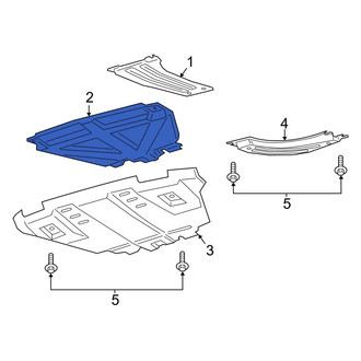 Ford OE - Center Powertrain Skid Plate