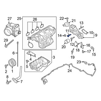 Ford OE - Engine Oil Filter Adapter Bolt