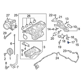 Ford OE - Turbocharger Oil Line Bolt