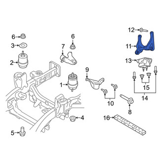 Ford OE - Automatic Transmission Mount Bracket