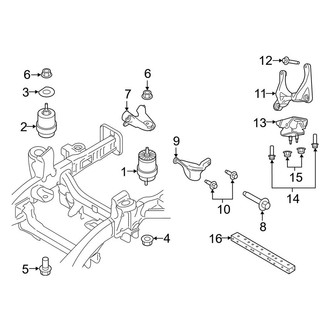 Ford OE - Engine & Transmission Mounting