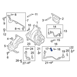 Ford OE - Turbocharger Oil Line Gasket